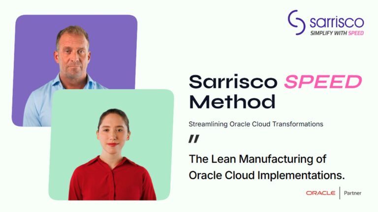 Sarrisco SPEED Method - Streamlining Oracle Cloud Transformations