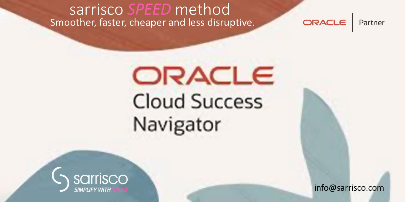 Sarrisco SPEED method with Oracle Success Navigator