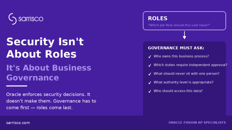 Article31 - Oracle Cloud Security Isn't About Roles. It's About Business Governance
